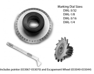 Interchangeable Marking Dial Assemblies