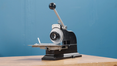 Model 4 with 1/8 Character Dial - Manual Nameplate Marking Press