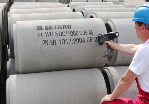 HandHeld InkJet Printing on Concrete