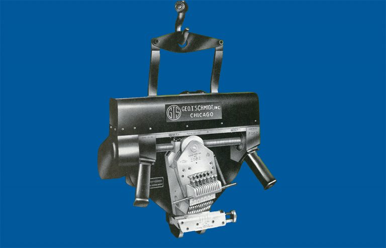 GT SCHMIDT History: A Portable Marking Machine