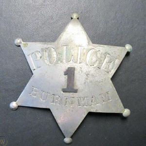 GT SCHMIDT Vintage Police Badge Front