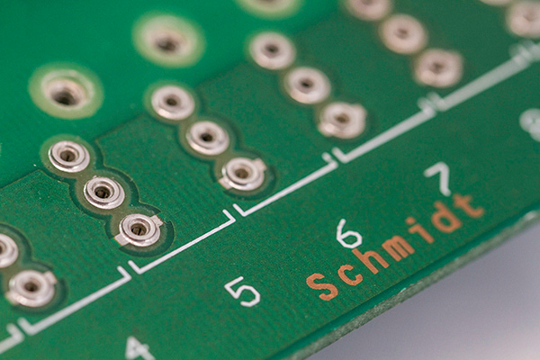 A laser marked circuit board - GT SCHMIDT