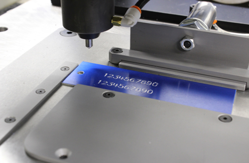 Scribeliner accessory nameplate clamp