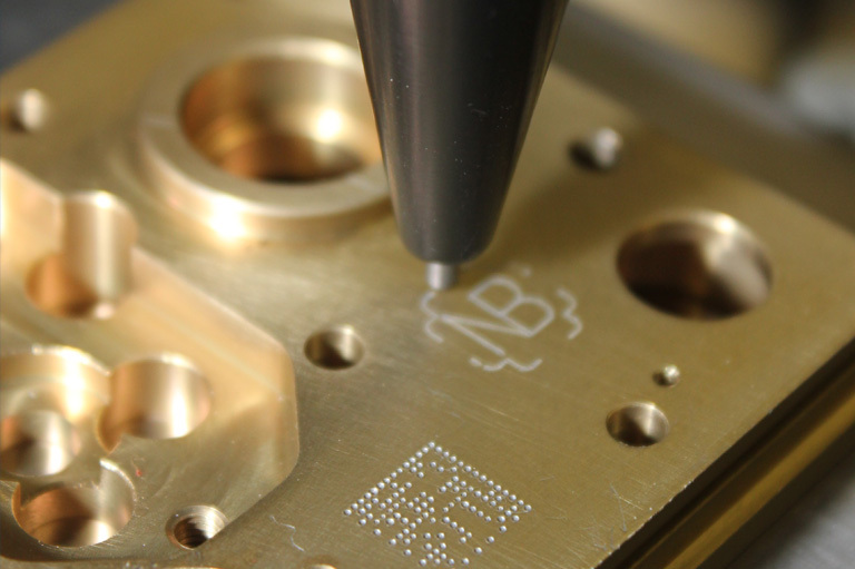Styliner pin marking machine intricate marking and 2d matrix