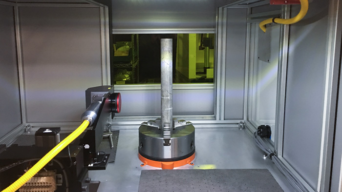 horizontally mounted lasers