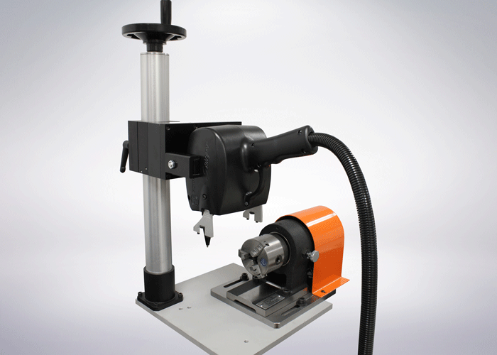 stinger column mounted with rotary device